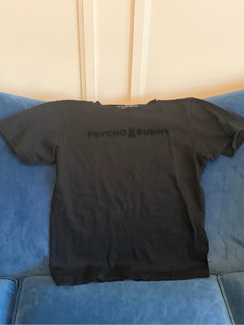 Psycho Bunny Kids Black Logo Short-Sleeve Tee